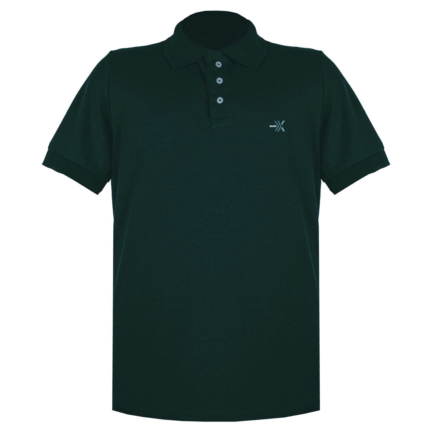 CAMISA POLO TÁTICA COM BRASÃO BORDADO VERDE MUSGO