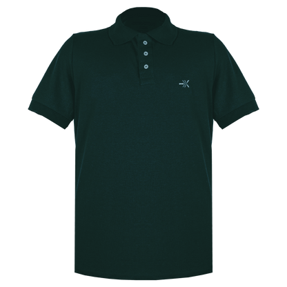 CAMISA POLO TÁTICA COM BRASÃO BORDADO VERDE MUSGO