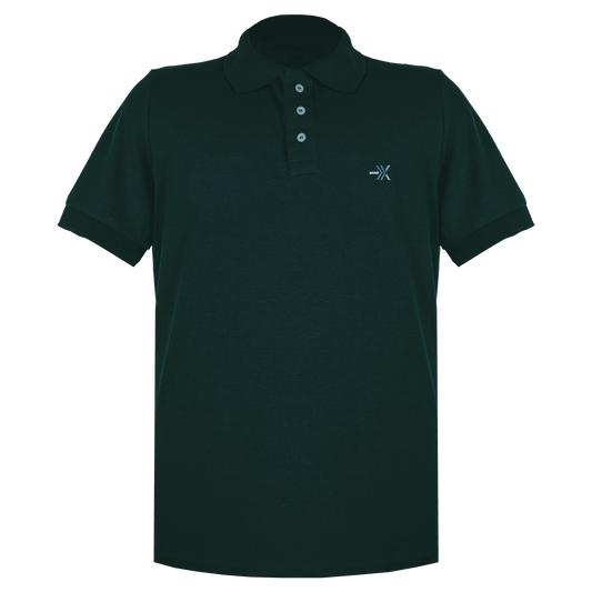 CAMISA POLO TÁTICA COM BRASÃO BORDADO VERDE MUSGO